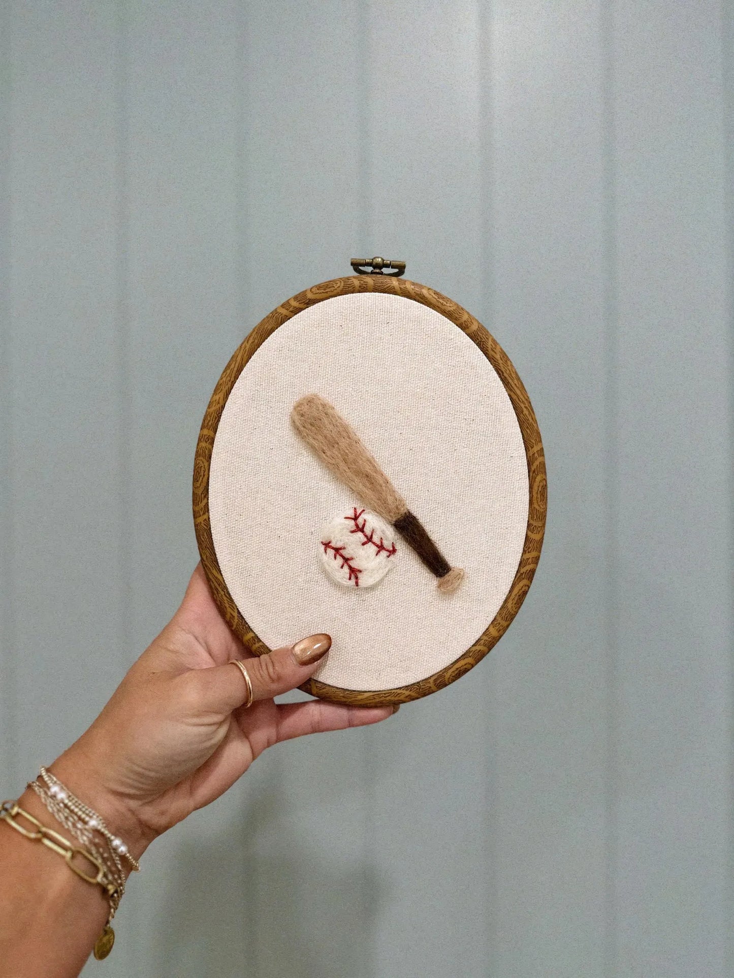 Felt Baseball Wall Art