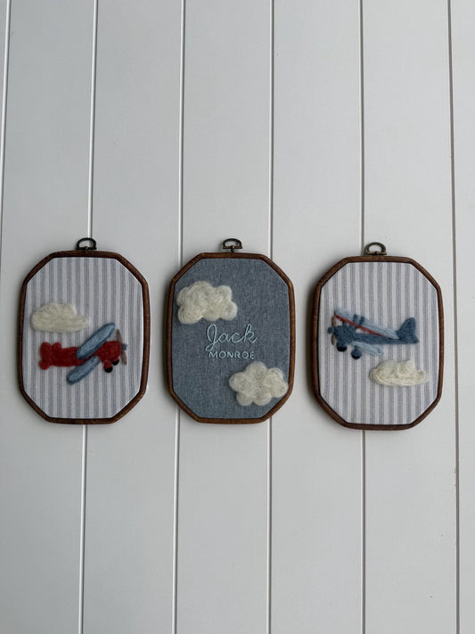 Vintage Airplane Set